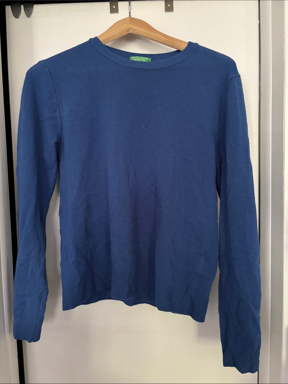 United Colors Of Benetton Blue Crew Neck Sweater